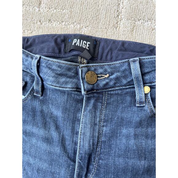 Paige Jeans Skinny Straight Verdugo Ankle Mid Rise Pants Denim - Picture 4 of 9